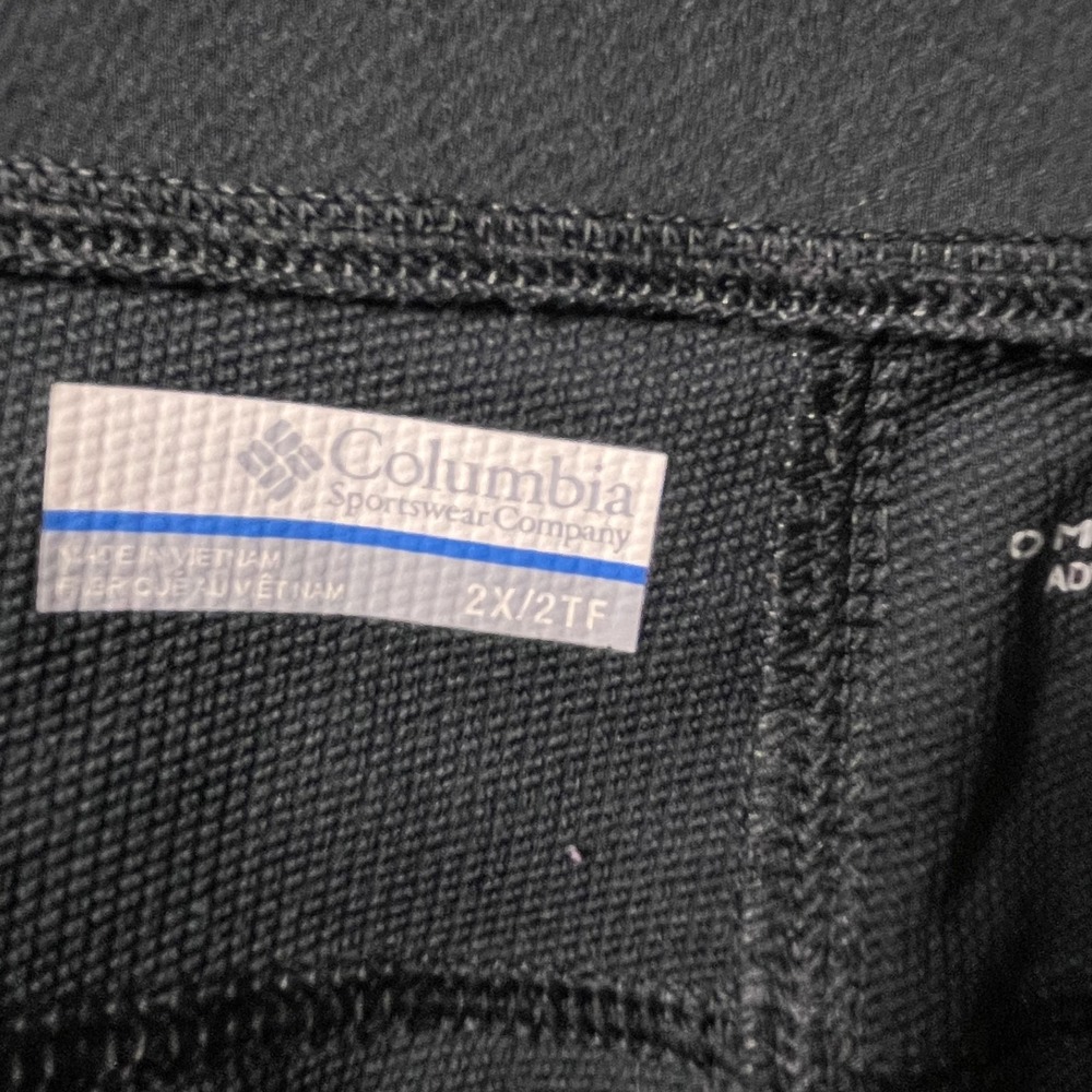 Columbia Omni-Shield Advanced Repellency Leggings Womens 2X Black Wide Leg - Picture 6 of 12